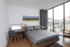 Lake view two bedrooms apartment for rent near Lotte tower, Ba Dinh district, Ha Noi